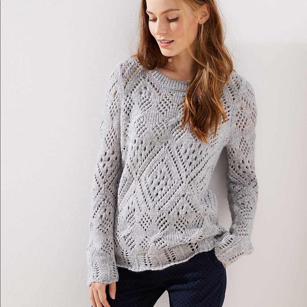 Loft gray sweater.